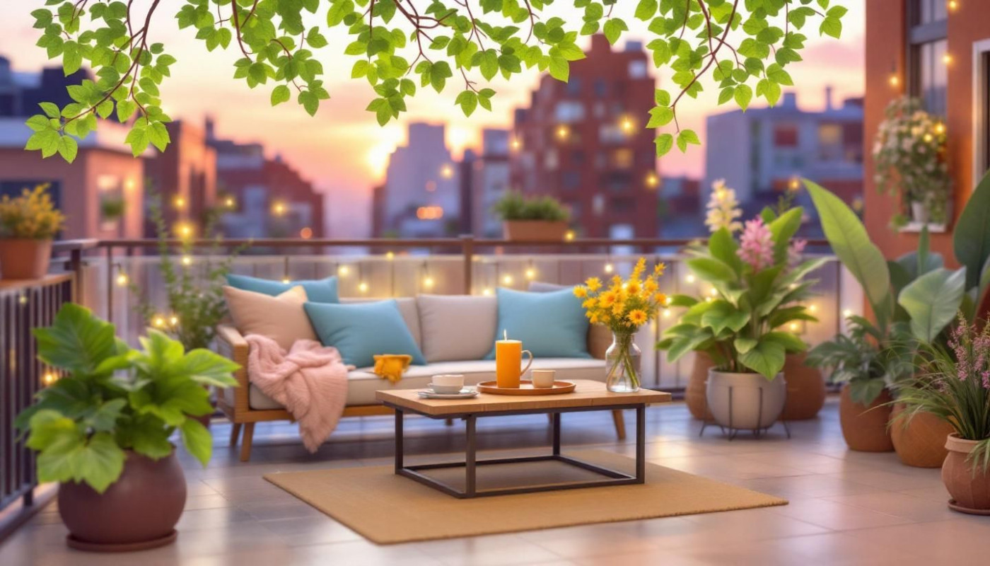 Maximiser l'espace : solutions créatives pour petites terrasses